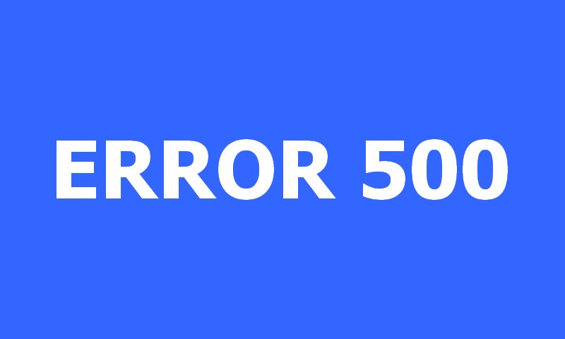 Error 500