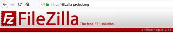 Filezilla Webseite