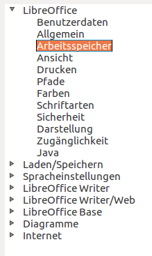 LibreOffice beschleunigen